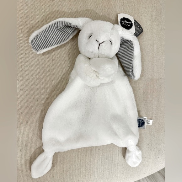 Indigo Other - Mary Meyer NWT Baby Cuddle Blanket Silky White